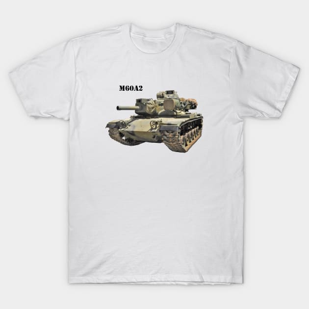 M60A2_blk_txt2 T-Shirt by Toadman's Tank Pictures Shop